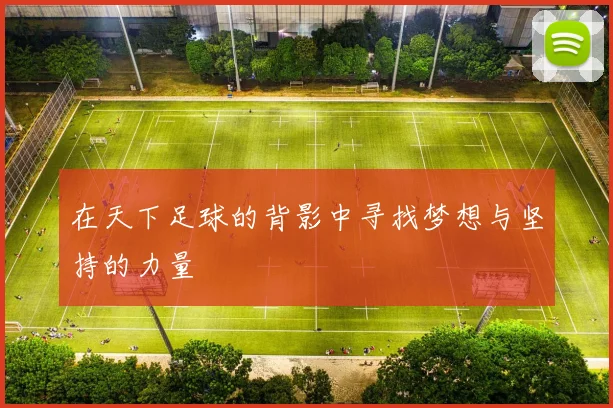 在天下足球的背影中寻找梦想与坚持的力量